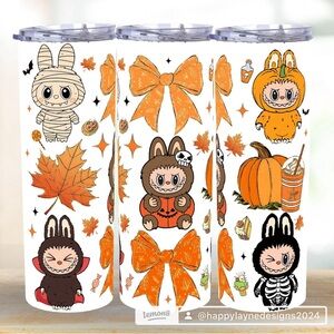 Cute Halloween Themed Tumbler Labubu